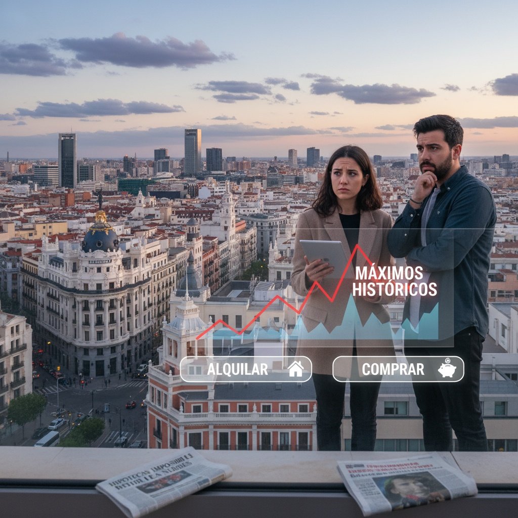 Alquiler vs Compra en Madrid